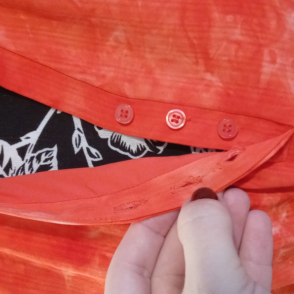 🧡The Shirt By Rochelle Behrens🧡 - Orange Tie Dye Set - Picture 6 of 16